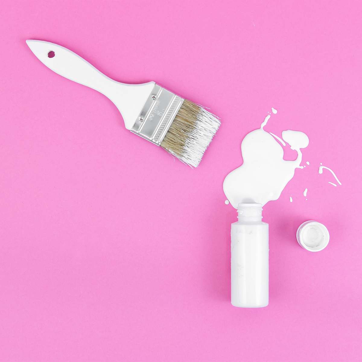 united states white paint brush brush